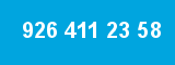 926 411 23 58 926 411 23 58